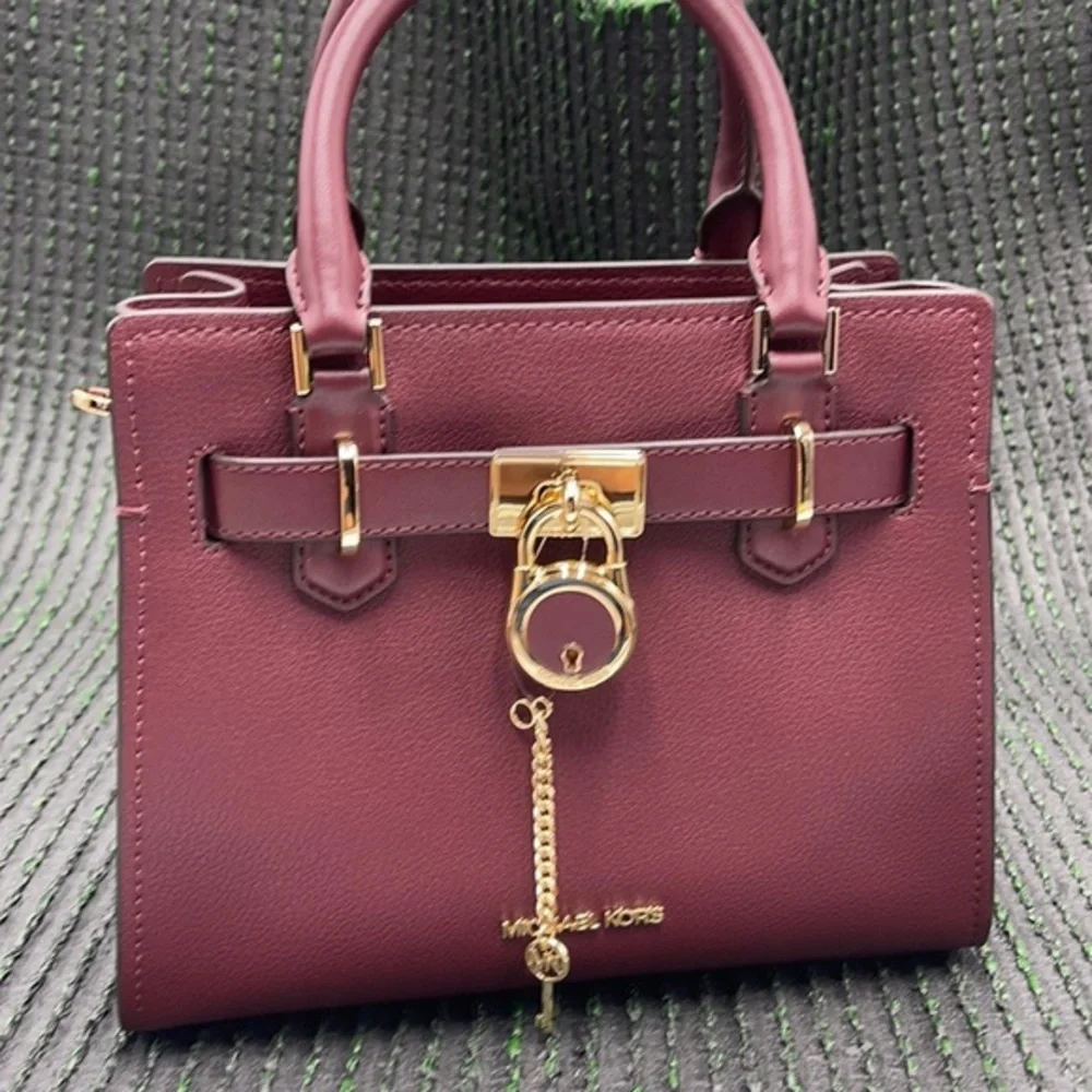 Michael Kors Hamilton Small Satchel Shoulder Crossbody Bag